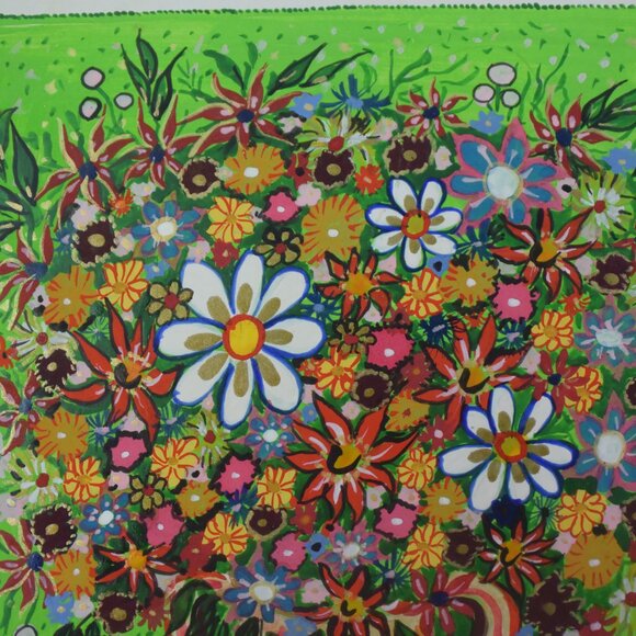 ORIGINAL Tempera Painting Signed & Dated by Artist, Read Description for Details - Picture 2 of 11